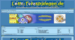 Desktop Screenshot of lotto-totostrategen.de